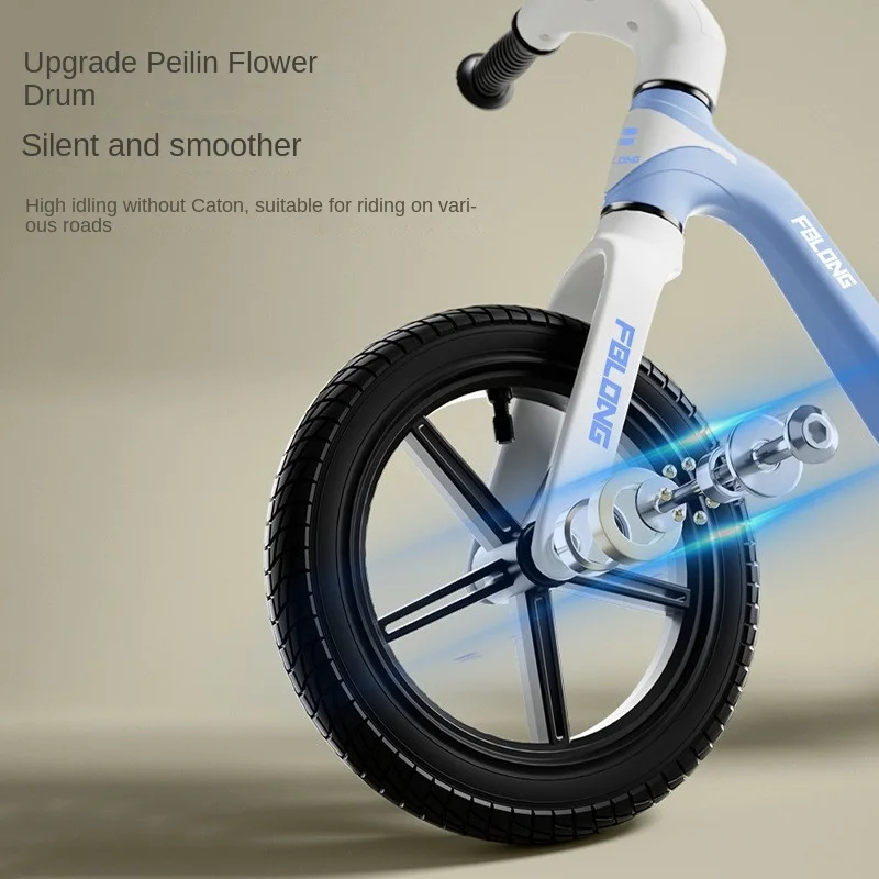 Cooya New-Pedalless Scooter for Children, Baby Bicycle, Self Balance Bike, 3-6 Years Old, 12 in, Kindergarten, New