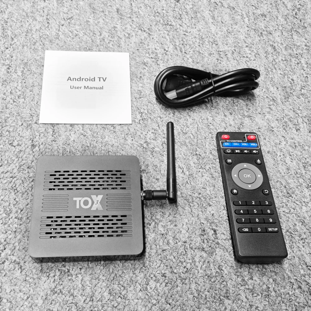 Original TOX3 TV Box Amlogic S905X4 Android11 4GB RAM 32GB ROM BT AV1 1000M LAN 2T2R Wifi 2.4G&5G HDR Media Player Set Top Box smart tv box tv box streaming media player