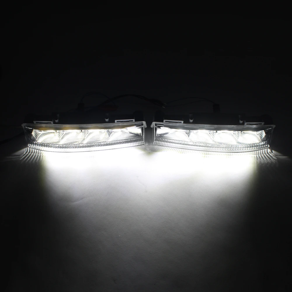 For Mercedes-Benz C-Class W204/S204 C300 C350 2011 2012 2013 2014 Car-styling LED DRL Daytime Running Light