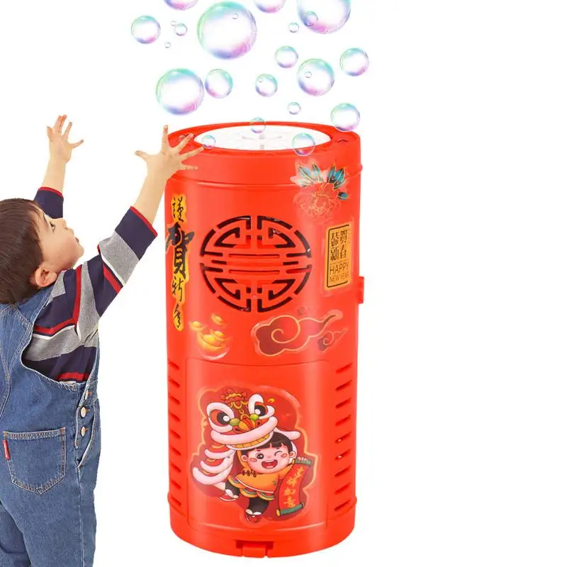 

Bubble Machine For Parties Colorful LED Lighted Portable Bubble Blower Machine 500mAh Battery Operated Bubble Maker For Outdoors