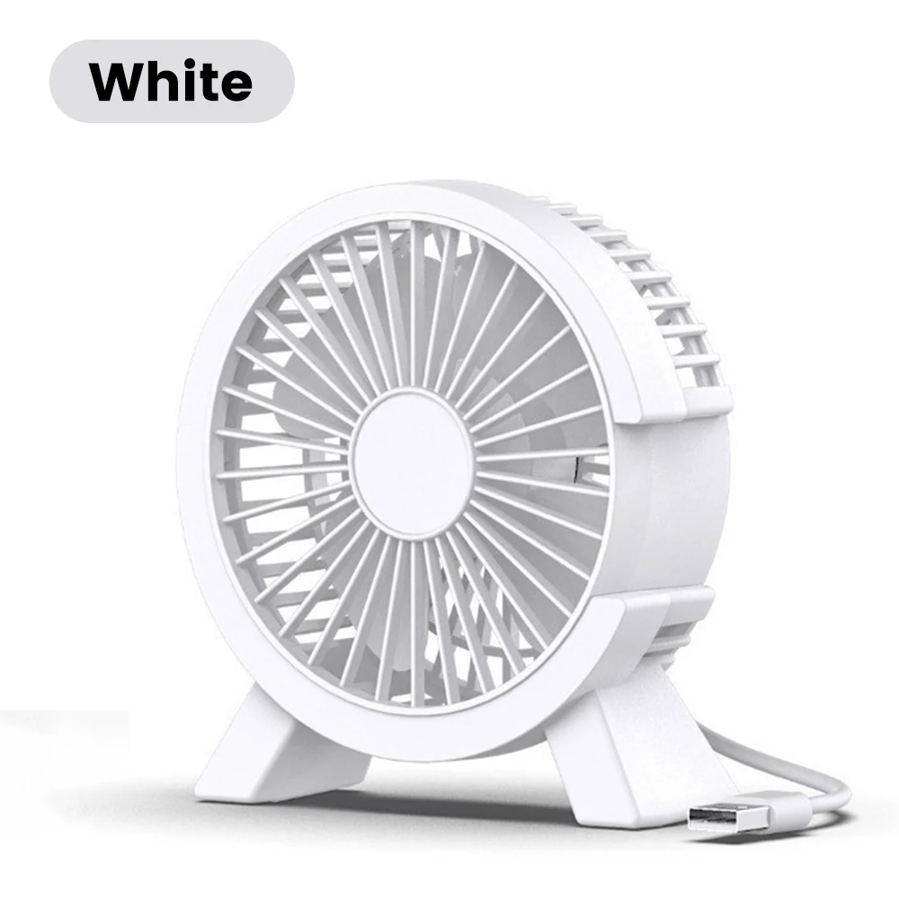 Compact Energy-Saving Silent Desktop Fan - Portable and Efficient