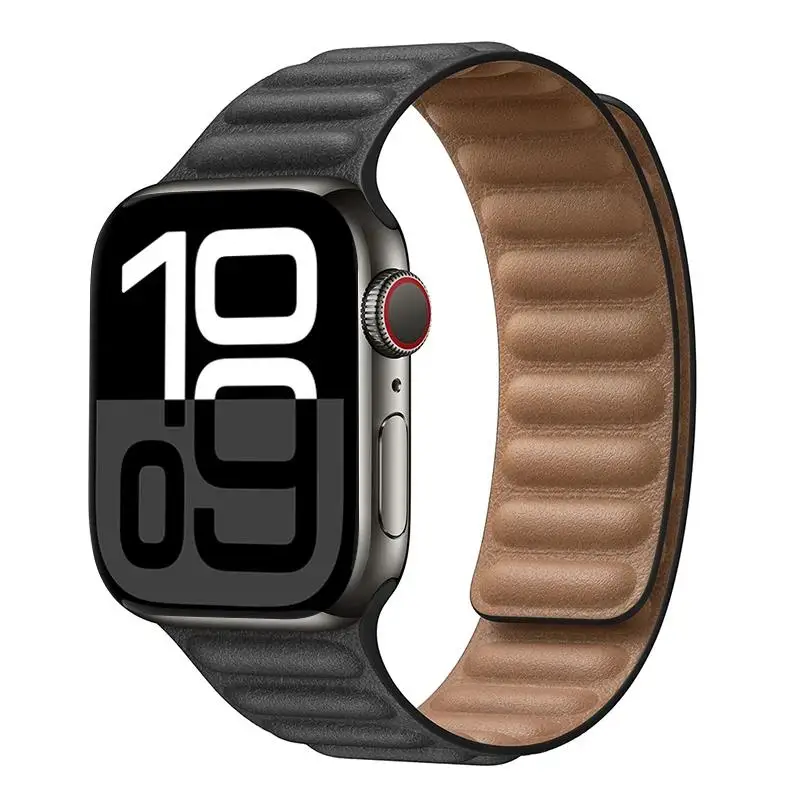 ตัวเลือกสินค้า สายหนังแท้ Apple Watch สายแม่เหล็ก รองรับหลายขนาด