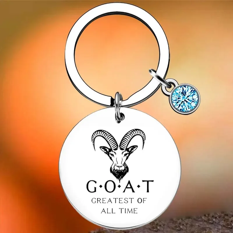 

Hot Best Friends Goat Lover Gift Key Chain Ring Inspirational Gift keychains pendant Encouragement Gift