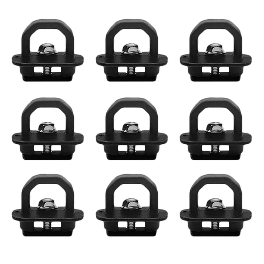 

9Pcs Car Trunk Lock Truck Rope Fixing Pull Ring Pickup Bed Anchor Hook for Chevrolet Silverado GMC Sierra 2007-2020