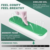 1Pair Chair Armrest Cooling Gel Cushions Elbow Pillow Pressure Relief Office Chair Gaming Chair armrest with Memory armrest Pads - Image 4