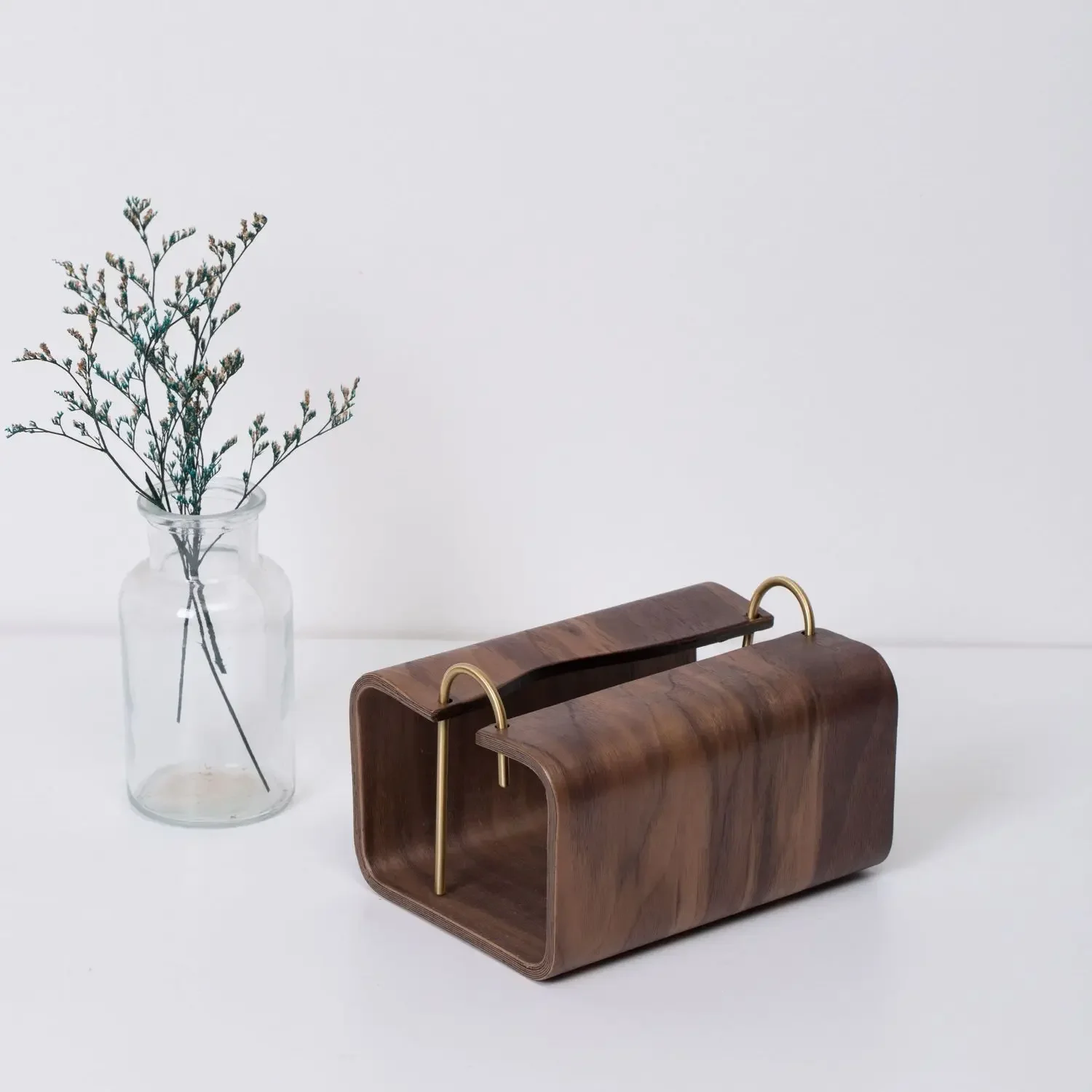 Nordic Wooden Tissue Box Retro Tissue Holder Living Room Napkin Holder Household Desktop Paper Towel Holder Home Decoration 3