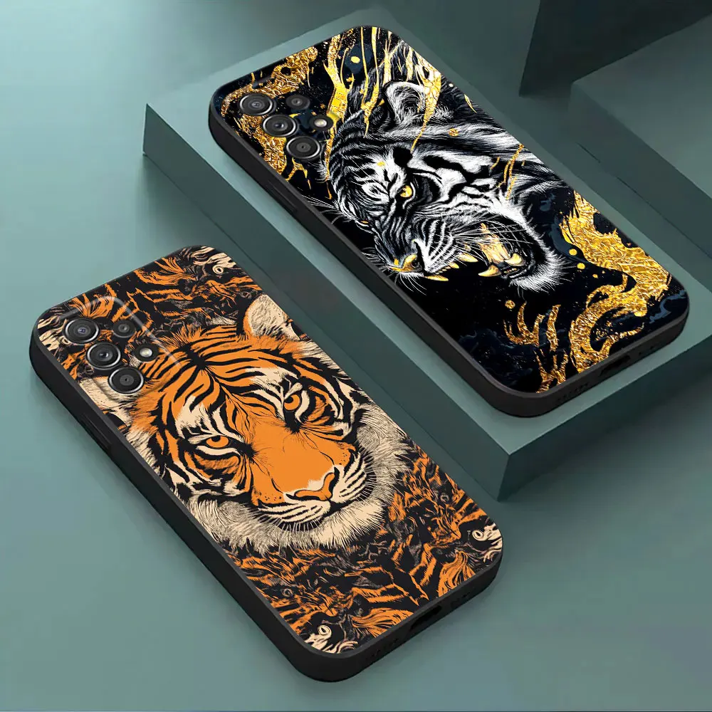 Tiger Design Soft Phone Case - Stylish and Protective