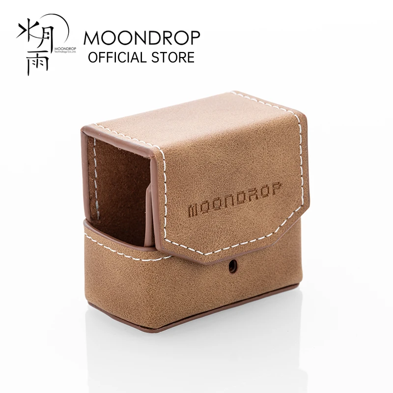 Estojo de Couro de Viagem Espacial Moondrop Estojo Earbud Espaço Tws