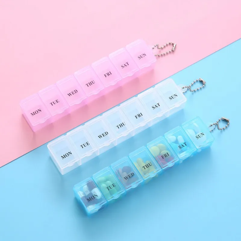 Organizer Pill Case 7 Days Pill Medicine Box Weekly Tablet Holder Storage Organizer Container Case Pill Bo_voghion.com