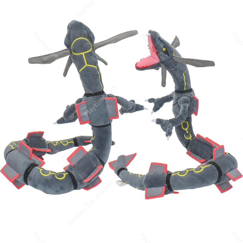 80cm High Quality Cute Rayquaza Plush Toy Shiny Pokemon Black