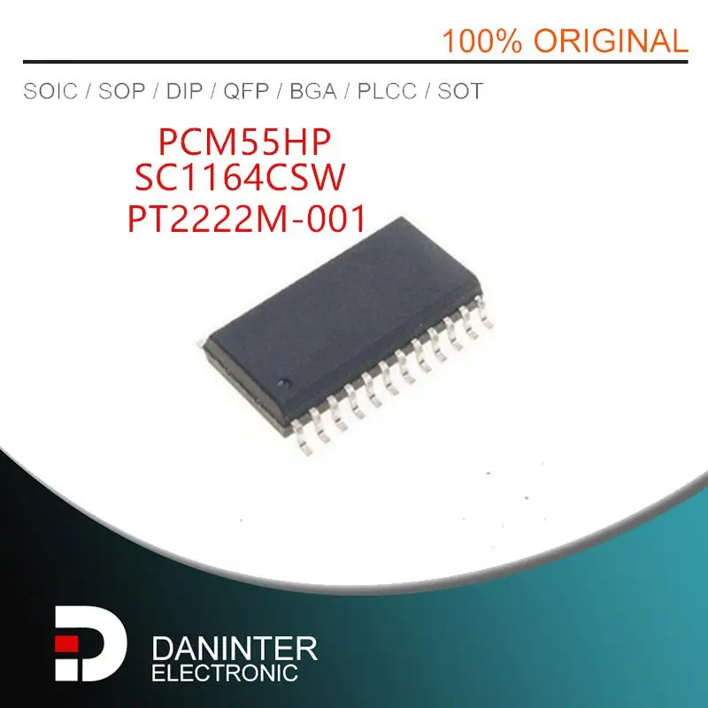 

10PCS/LOT PT2222M-001 PT2222-001 SC1164CSW SC1164 SC1164 PCM55HP PCM55 SOP24