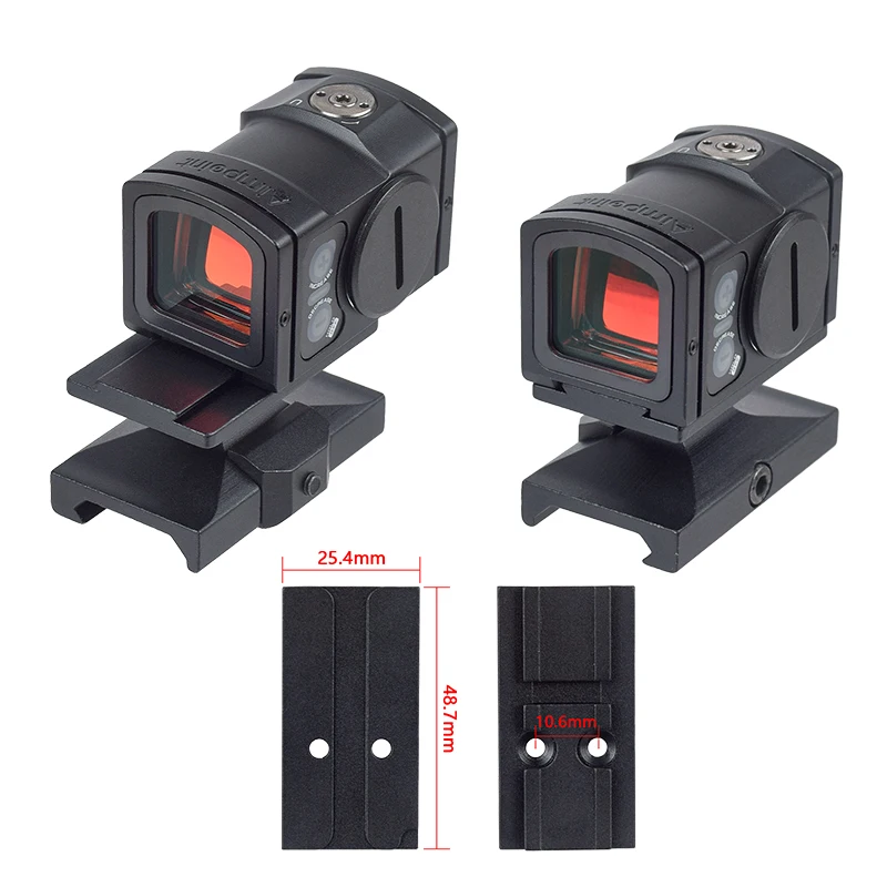 P-2 Tactical Red Dot Sights Optic Reflex Hunting Sight Holographic Rifle Scope Glock Sight Fully Enclosed Collimator 20mm Rail red dot sight rifle scope holographic collimator