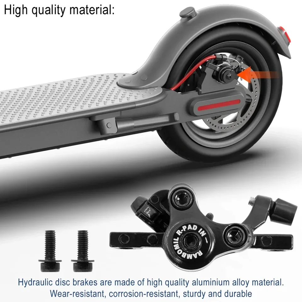 Alomejor Étrier De Frein Scooter électrique Frein Avant à Disque Mécanique Côté Droit Pour Scooter électrique 8 Pouces 10 Pouces