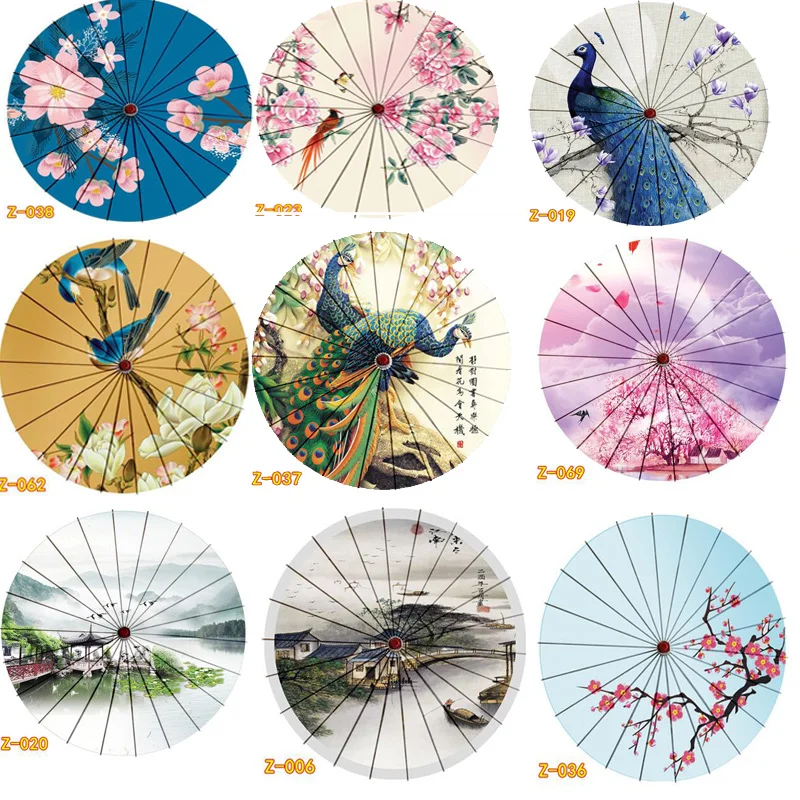 Women Umbrella no Waterproof Dance Sunscreen Chinese Hanging Roof Decor Ombrello Parapluie Femme Regenschirm Japan Umbrella japanese umbrella