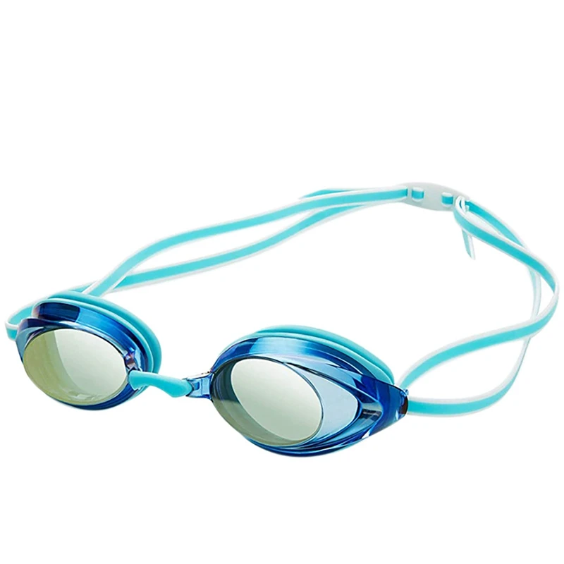 

3X Professional Swimming Glasses For Kids Adults Racing Game Swimming Anti-Fog Glasses Swimming Glasses Lake Blue