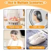 50-200Pcs Disposable Thickened Waterproof Non-woven Retractable Shower Cap Elastic Shower Cap Cover Food Plastic Products 6