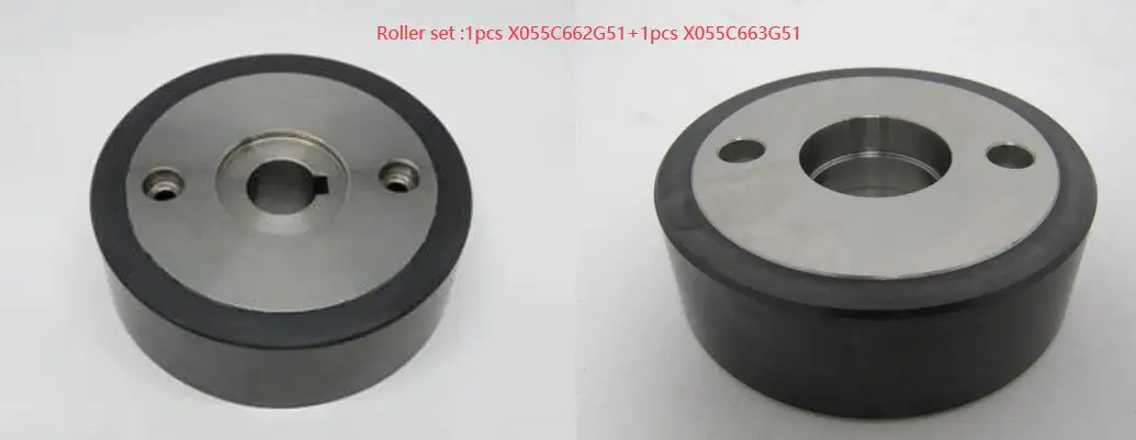 

Roller Set X055C662G51+X055C663G51 apply for Mitsubishi wire cut machine,EDM Wire Collection Roller,Pinch roller Capstan roller