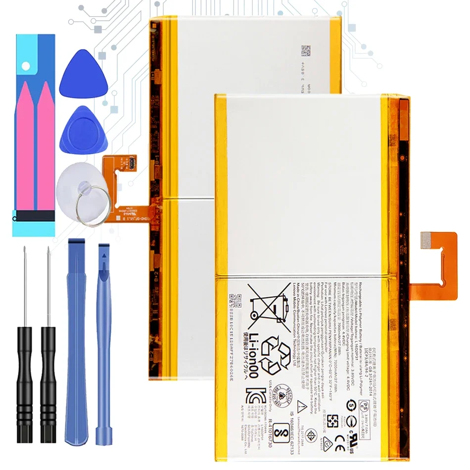 Аккумулятор L16D2P31 7000 мАч для LENOVO TAB 4 TAB4 10 / 10 REL / 10 PLUS 10 PLUS TB-X304L X304F TB-X704F X704L X504F X504L