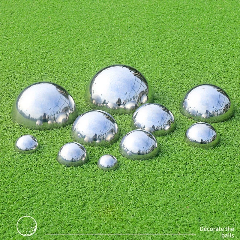 1.2mm 두께의 스테인레스 스틸 중공 반구형 외경 12.7/16/19/20/22/25-350mm 미러 반구형 밀봉 장식 하프 볼