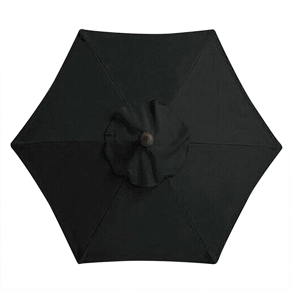 Umbrella Replacement Canopy Without Stand 2m Sunshade Umbrella Cover Waterproof UV Protection for Outdoor Beach Garden 6 Bones beach umbrella