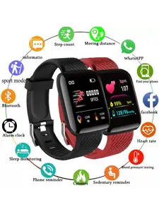 Умные сенсорные часы с пульсометром для мужчин и женщин, умные водонепроницаемые цифровые спортивные наручные часы с Bluetooth для Android и IOS
