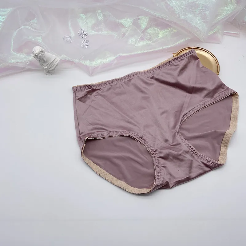 Womens Satin Panties Lingerie Silky Sexy Seamless Underwear Briefs