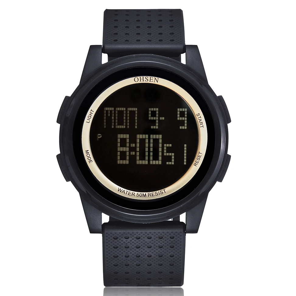 Unisex Waterproof LED Sport Watch - Fashionable Digital Timepiece