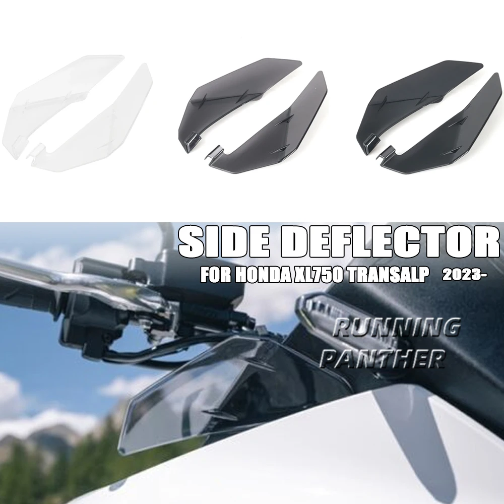 

Motorcycle Accessories Front Wind deflectors Side Spoiler Windshield Windscreen For Honda XL750 TRANSALP XL 750 Transalp 2023