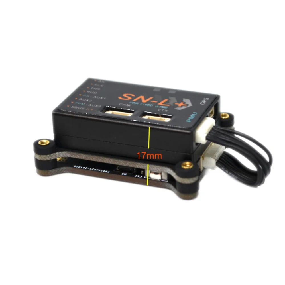 SN-L+ SNL+ HD OSD MAVLINK Flight Controller BN220 GPS Combo Set for DJI FPV Air Unit RC Airplane Fixed-Wing Drones DIY Parts
