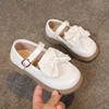 Girls Leather Shoes for Party Wedding Soft Sole Children Princess Shoes with Bow-knot Lightweight Fashion Kids Performance Shoes 6