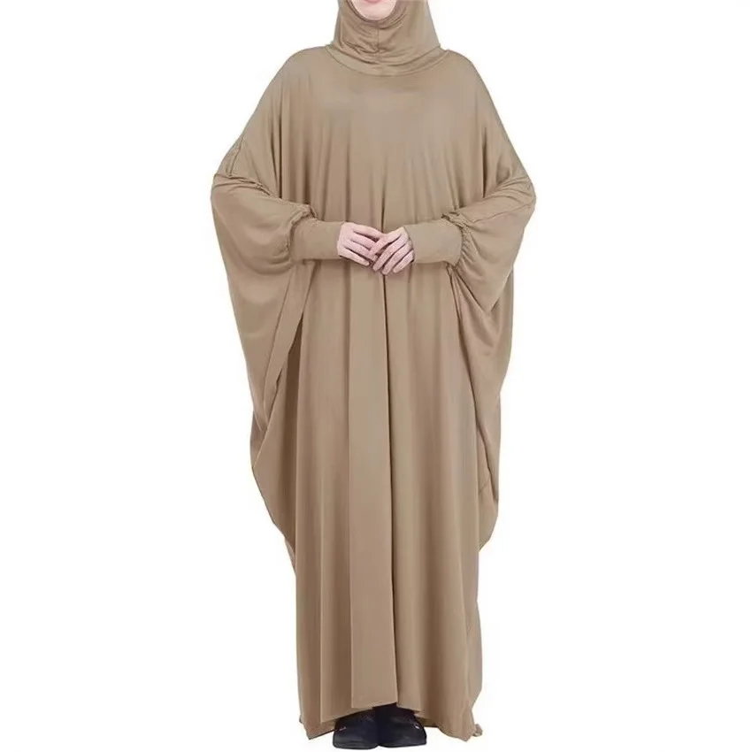 2025 New Ramadan Eid Hooded Muslim Abaya Women One Piece Amira Prayer Garment Hijab Dress Turkey Kaftan Robe Maxi Gown Clothing - Image 3
