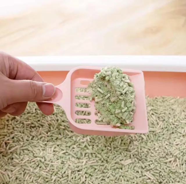 New pet cat litter shovel Candy-colored high-value horizontal handle cat toilet shovel feces cleaning cat cleaning supplies 3