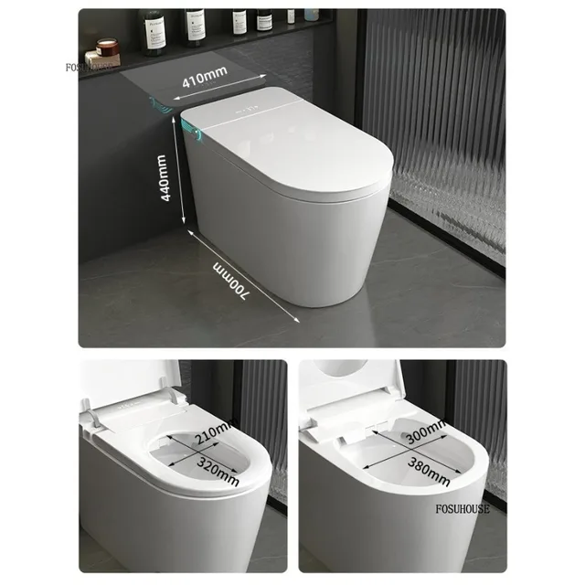 Modern Smart Toilet Instant Automatic - No Water Pressure 6