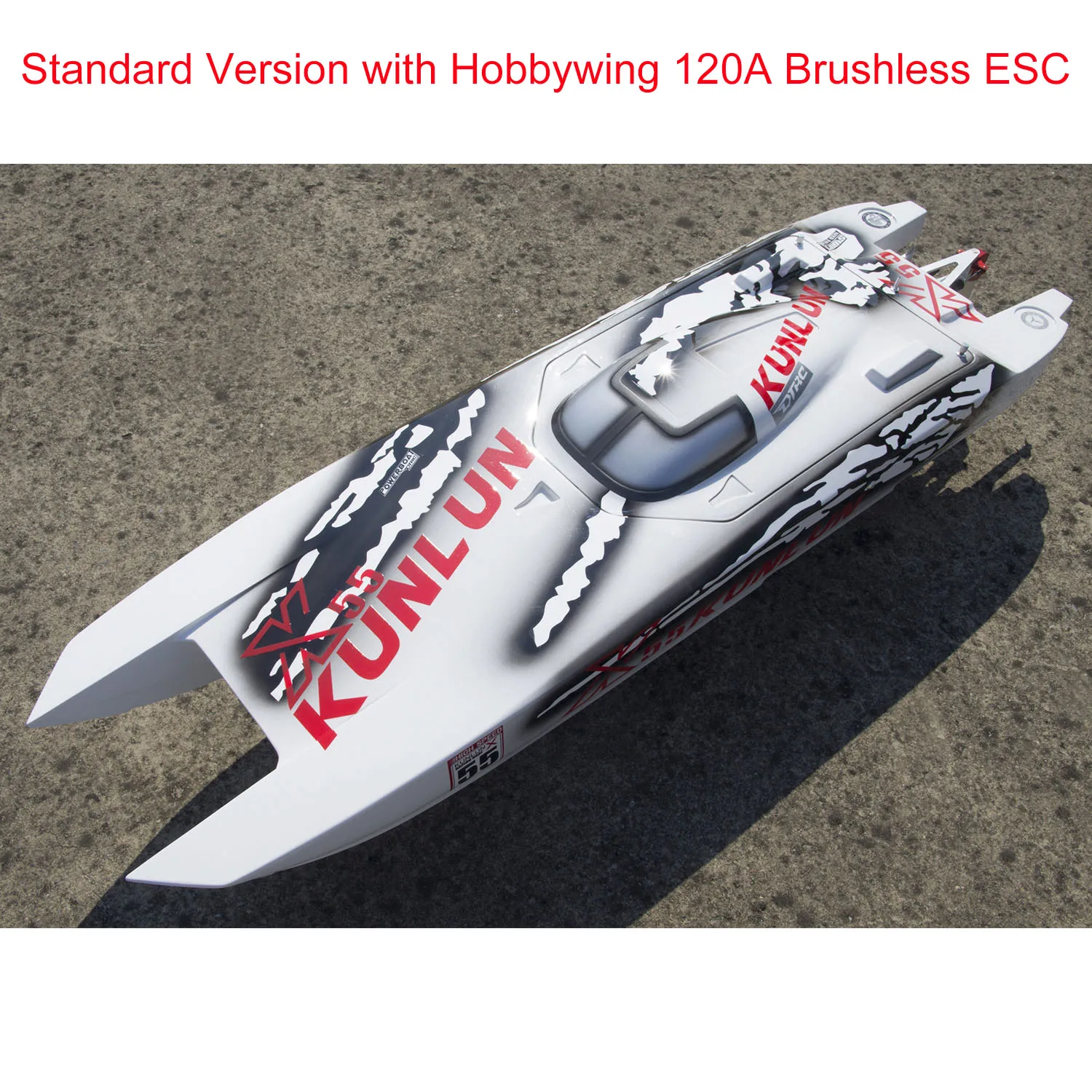 DTRC X55 Remote Control High-speed Racing Boats 110km/h Waterproof RC Boats Painted Model Toys for Boys 1
