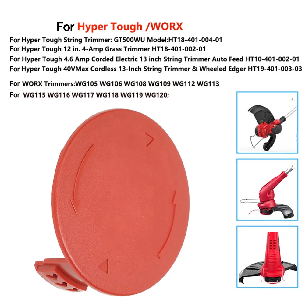 

Strimmer Spool Cover For Hyper Tough Spool Trimmer Cap Cover HT19-401-003-06 HT19-401-003-07 Lawn Mower Trimmer Accessories