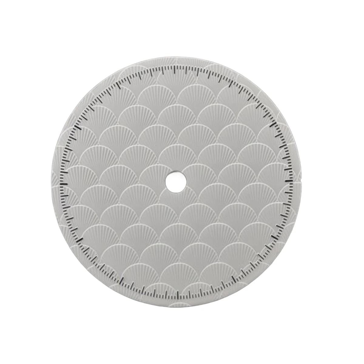 28.5mm Shell Pattern Watch Dial with Fish Scale Surface