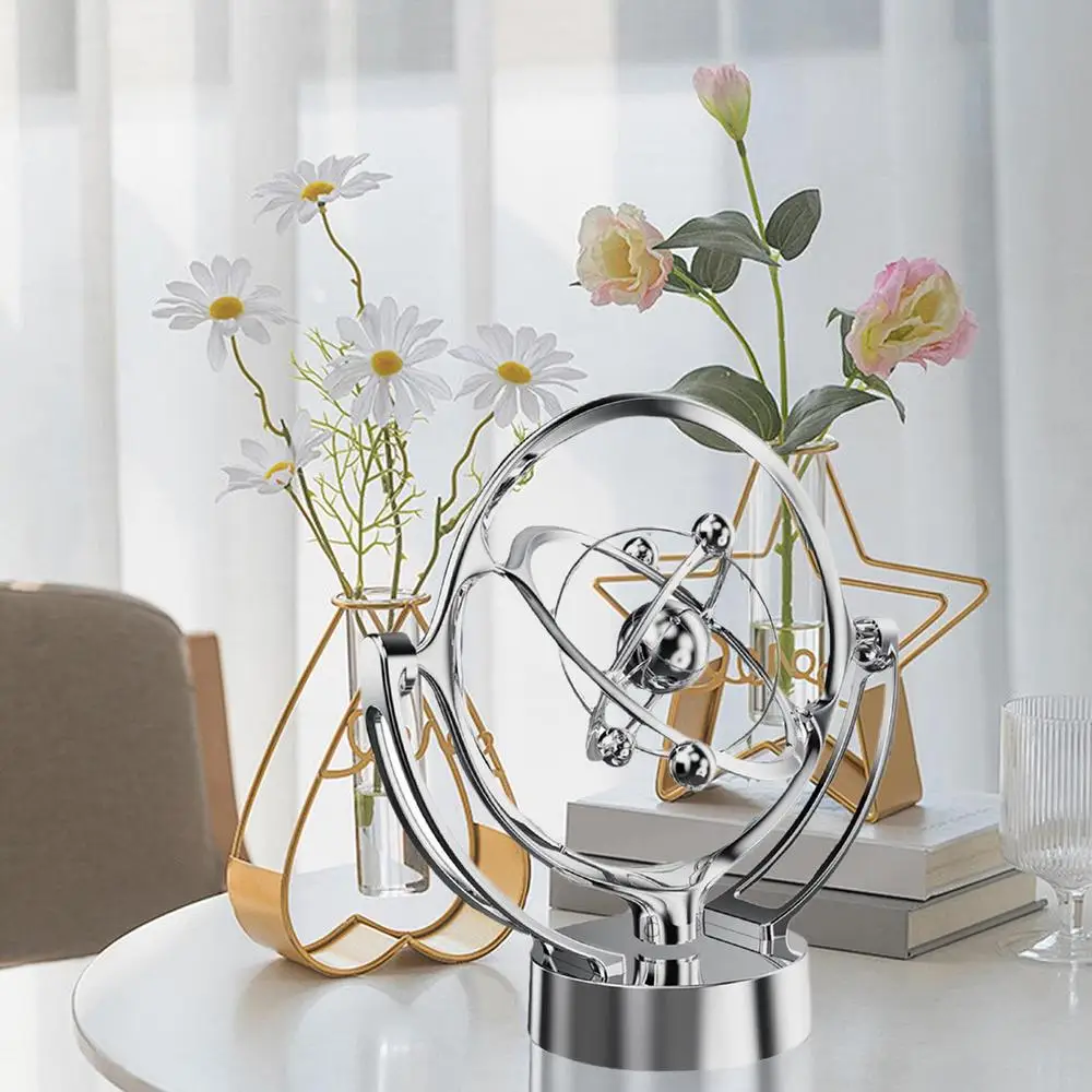 Desktop Model Rotating Magnetic Wobbler Celestial Body Orbit Ornament New Type Of Earth Perpetual Motion Instrument