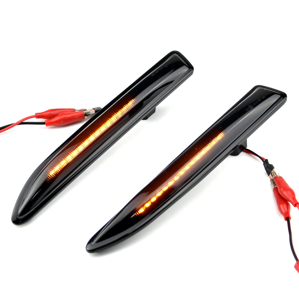 Smoked Dynamic LED ���̵� ��Ŀ ����Ʈ, �ڹ� ���� ���õ�, ����� ����, ���� �󵥿� Mk4 ��ġ�� ��� ��������Ʈ (BA7) 2007-2015