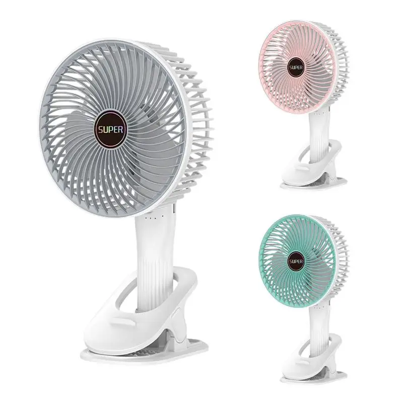 

Small Table Fan Mini 3-Speed Uninterrupted Chilling Adjustable Comfort Rechargeable Hand Fan Electric Desktop Fan Rechargeable