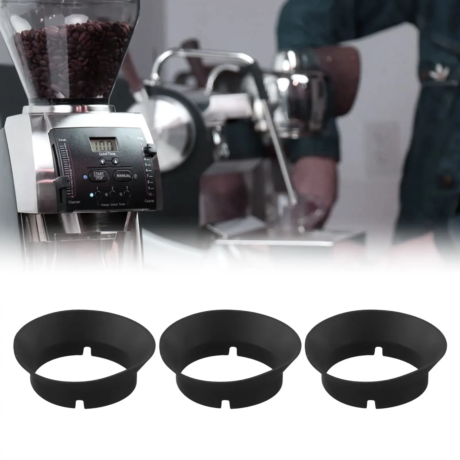 1/3pcs Coffee Grinders Gasket For Baratza Coffee Grinder Seal Bean Bin Gasket Replacement Accessories Home Kitchen Supplies