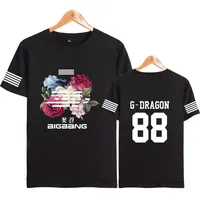 BIGBANG T Shirt Kpop G DRAGON T.O.P T Shirt Women Men Summer Short Sleeve Tee Korean Popular Fashion Gdragon Clothes For Fans 1