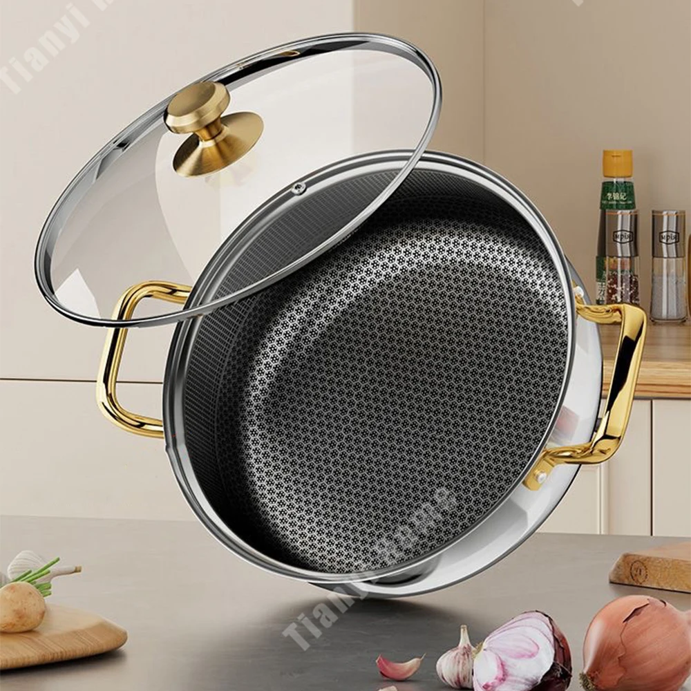 Stainless Steel Pan With Lid 4