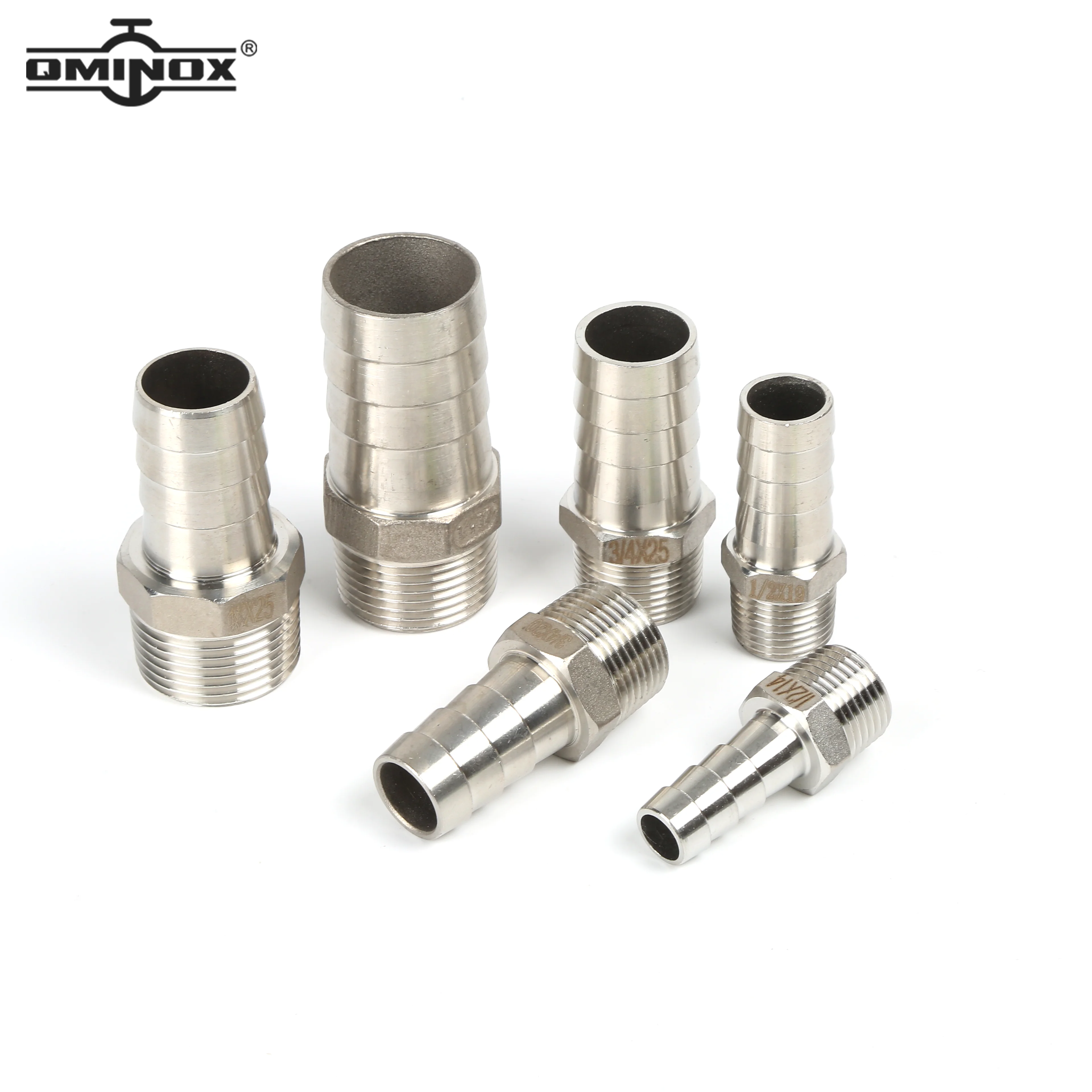 Raccordo Maschio Dritto 1/2 Pollice NPT Per Tubo Flessibile - ASCO Numatics