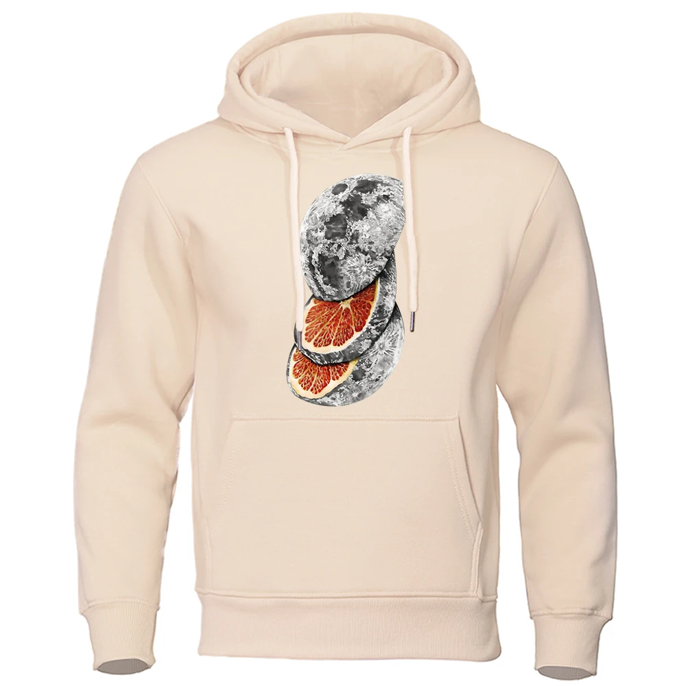 

Cut The Moon To Get A Lemon Funny Men Streetwear Fashion Pocket Hoody Fleece Pocket Pullovers Tops Street Warm Mens Sportswear