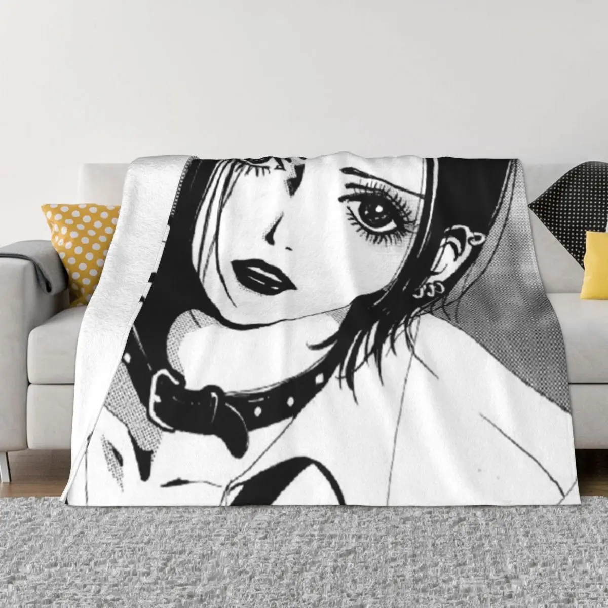Hey Nana Osaki Blankets Ai Yazawa Anime Manga Fuzzy Vintage Soft Throw