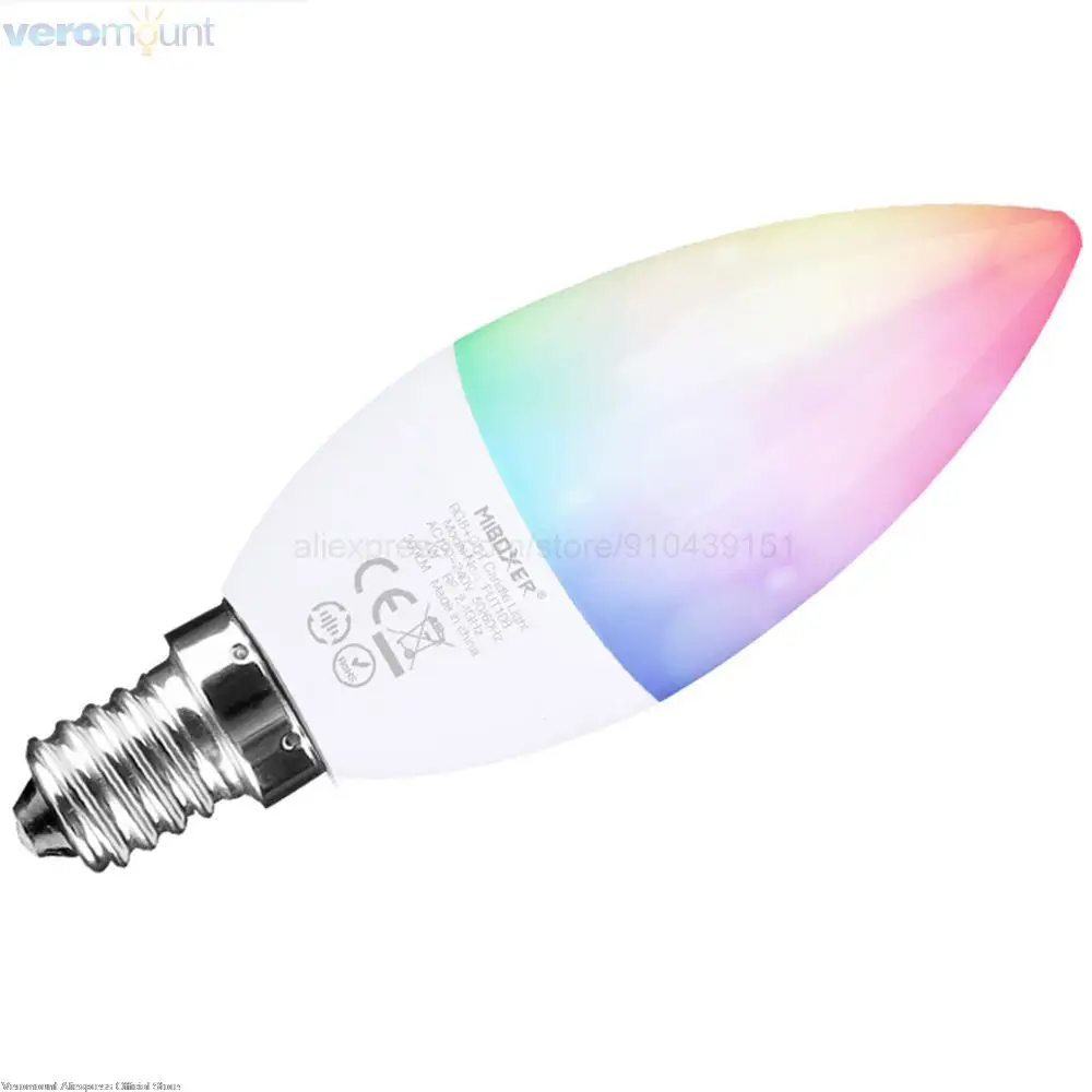 MiBoxer 4W 5W 6W 9W 12W LED Bulb GU10 E27 Led Light Smart 2.4G RF Wireless Remote Control RGBCCT LED Lamp Support WiFi APP Voice