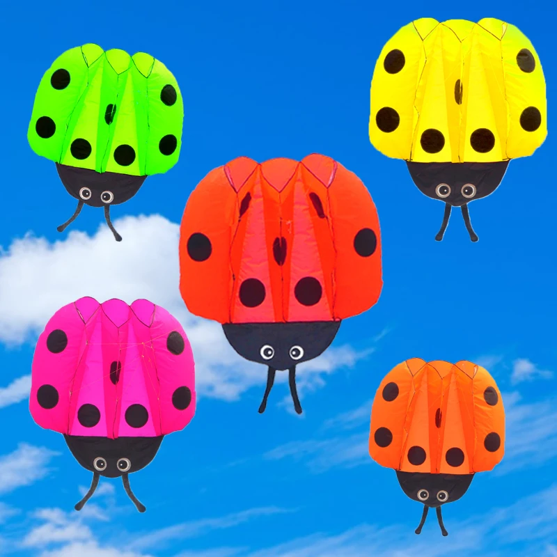 

Adult Children's 3D Large Soft kites Animals kites Ladybugs Flying Skeletonless Kites Easy to Fly Small Steel Cannon Kites