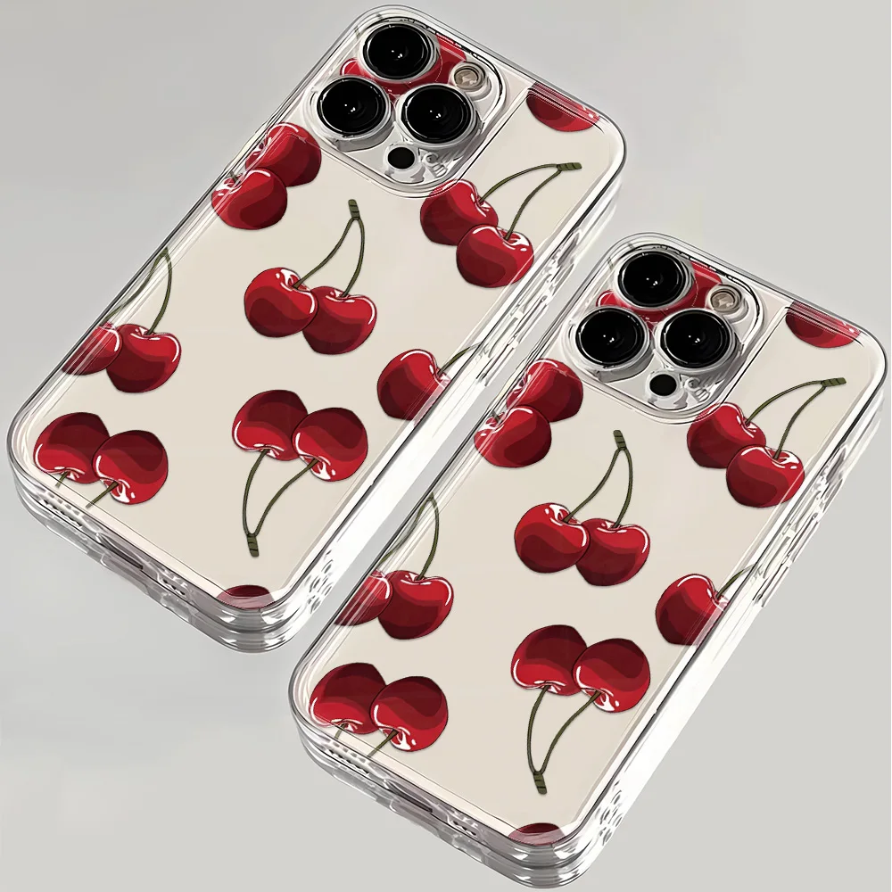 Charming Red Cherry Phone Case - Cute & Creative Design Cover