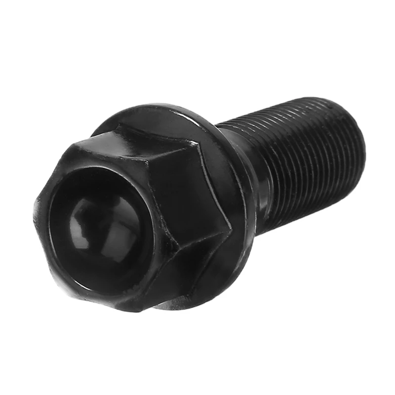 5Pcs M14 X 1.25 Black Wheel Locking Lug Bolt Nut Steel 36136781151 For -BMW X3 X5 E70 E71 F20 F25 X5 X6