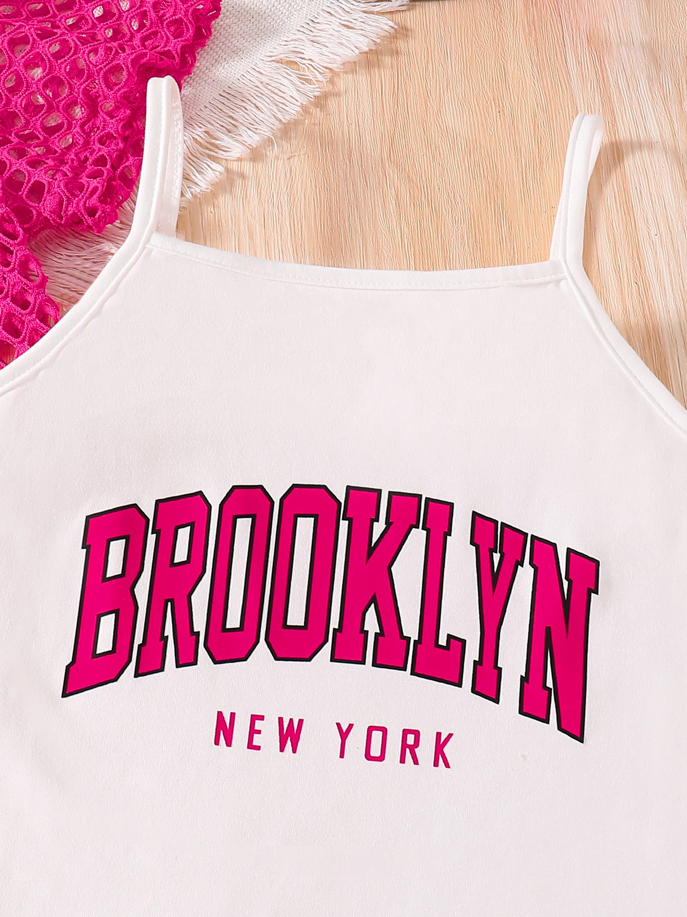 طقم فساتين صيفية للفتيات مكون من قطعتين، فستان بحم...